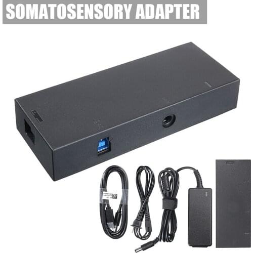 Pohiks 1pc Black High Quality Power Supply K-inect Adapter Mute Game Accessories For Xbox One S/X Windows 8/8.1/10 Desktop PC