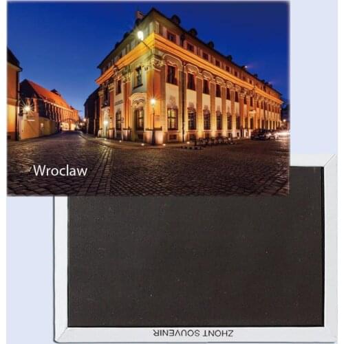 Poland Wroclaw 25246 Travel Gifts Home accessories 78*54mm Souvenir Fridge Magnet