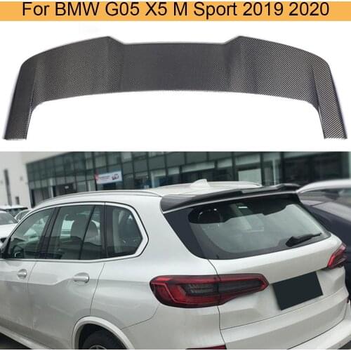 For G05 Rear Roof Wing Spoiler for BMW G05 X5 M Sport 2019 - 2020 Car Rear Trunk Roof Boot Lip Wing Spoiler Carbon Fiber