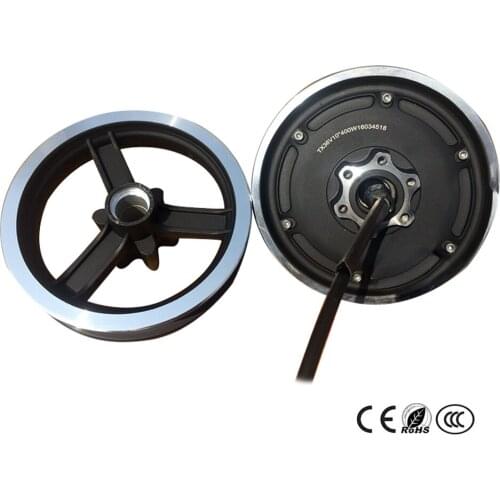 10 inch Electric Scooter Kit Hub Motor Wheel With Front Wheel 36V48V Motor Electric Scooter Conversion Kit