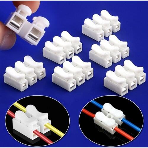 10pcs Quick Electrical Cable Connectors Snap Splice Lock Wire Terminal Crimp Wire Connector Waterproof Electric Connector