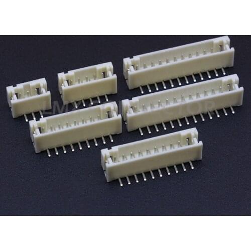 20pcs jst PH2.0 2.0mm Connector SMD Vertical Socket 2P 3P 4P 5P 6P 7P 8P 9P 10P 11P 12P SMT Receptacle Plug