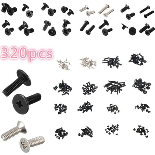 320pcs New Notebook Screws Set for SONY TOSHIBA DELL SAMSUNG ACER Laptop Screws
