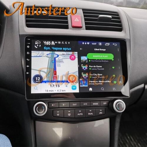6+128G For Honda Accord 7 2003-2008 Android 10.0 Carplay Car GPS Navigation Headunit Multimedia Player Auto Radio Tape Recorder