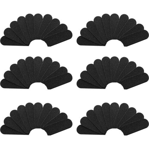 80pcs/pack Care Foot Grit Sanding Cloth Pro Pedicure Feet Care Refill Replacement for Stainless Metal Handle Files Foot Rasp