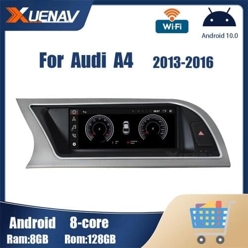 Android Car Video Radio Player for Audi A4 2013 2014 2015 2016 Touch Screen 8 Core Car Video Radio Player DVD Player Head Unit