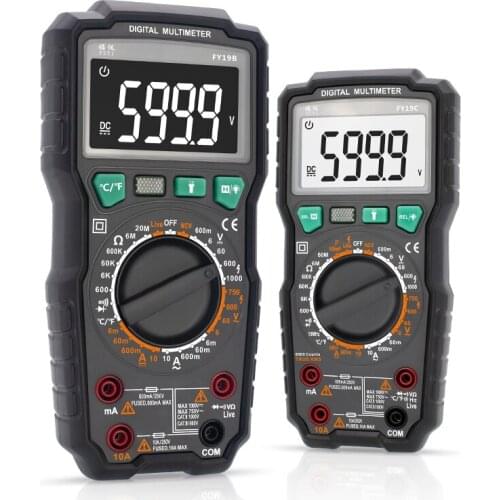 True-RMS NCV Digital Multimeter 6000 counts Backlight Auto Ranging AC/DC Voltage Meter Capacitance Resistance Tester Multi Meter