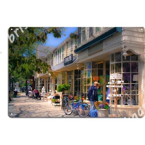 Main Street, Falmouth, Cape Cod Metal Signs Bar Cave Cinema Garage Classic Wall Decor Tin sign Posters