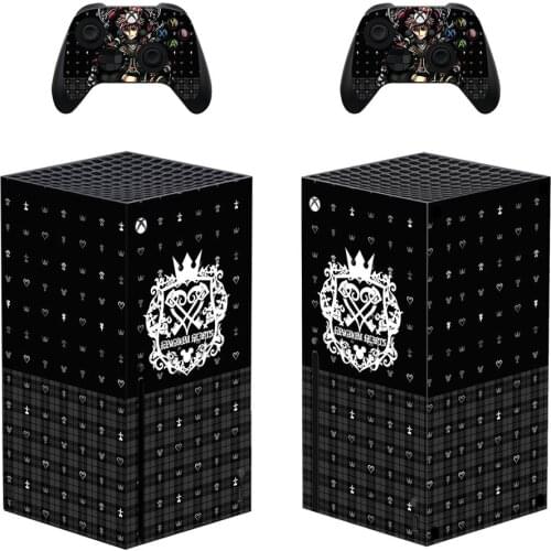 Kingdom Hearts Skin Sticker Cover for Xbox Series X Console and Controllers Xbox Series X Skin Sticker Decal Vinyl