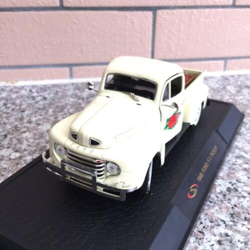 Diecast 1/32 Scale Simulation FORD F-1 1949 Pickup Car Metal Model Vehicle Toy Decoration Adult Collection Boys Gift Ornaments