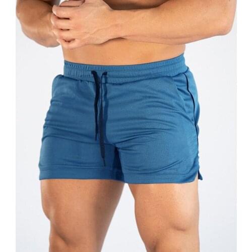 New Summer Mens Sport Running Shorts Quick Dry Gym Slim fit Short Pants Bodybuilding Fitness Men Soccer Training Beach Shorts