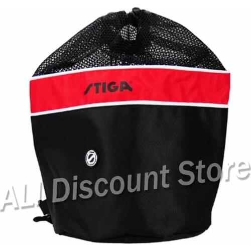 Original stiga table tennis ball bag about capacity 200 balls good quality ping pong accessories tenis de mesa