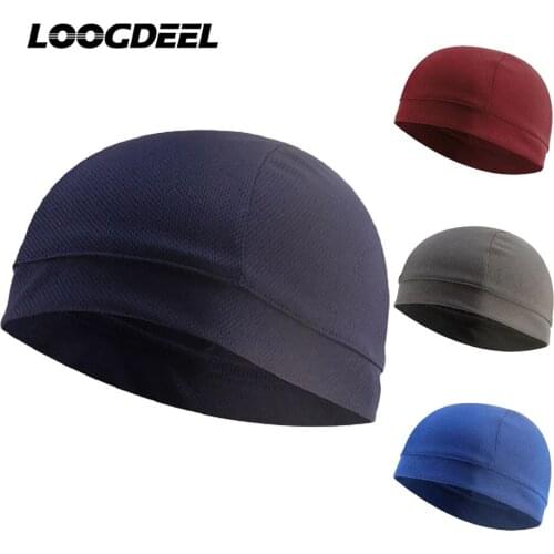 LOOGDEEL Cycling Cap Sweat Wicking Mesh Breathable Sweat-absorbing Soft Comfortable Outdoor Movement Fishing Hat Headwear