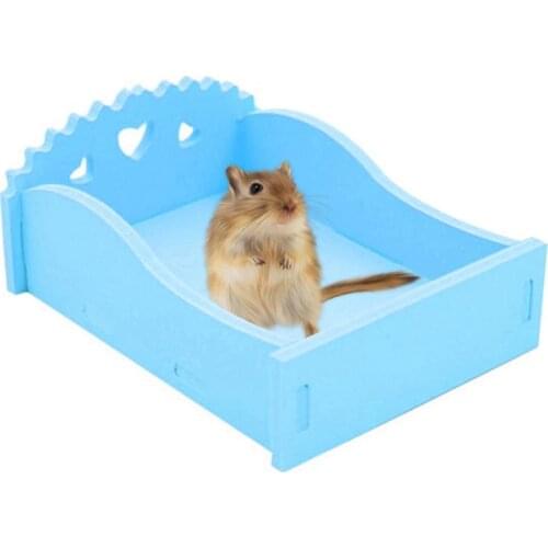 1 Piece Summer Hamster Bed Breathable Rectangle Small Animal Guinea Pig Chinchilla Squirrel Cage Bed Pet Hamsters Rats Supplies