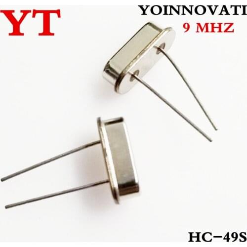 100pcs/LOT HC-49S 9MHZ 9.000MHZ Clock oscillator Best quality