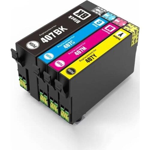 Vilaxh407 407XL T407 T407XL Ink Cartridge For Epson C13T07U140 WorkForce WF-4745 WF-7841 Printer