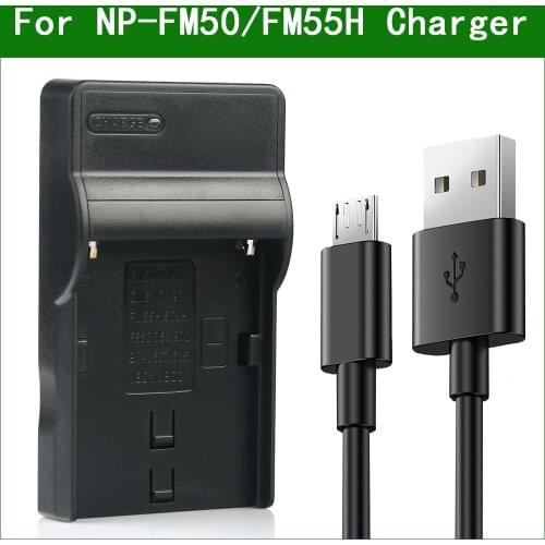 Lanfulang NP-FM50 FM50 NPFM50 USB Battery Charger for Sony NP- FM30 FM55H QM50 QM51 FM70 FM71 QM71 QM71D FM90 FM91 QM91 QM91D