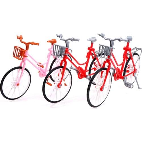 1pcs 1:6 Doll Large Bicycle Bicycle Environmental Protection Material Toy Dollhouse Accessories