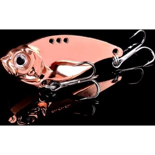 1pcs Metal VIB 7g 10g 15g 20g Fishing Lure Mini Vibration Spoon Spinner Crankbait Bass Artificial Hard Bait Cicada FishingTackle