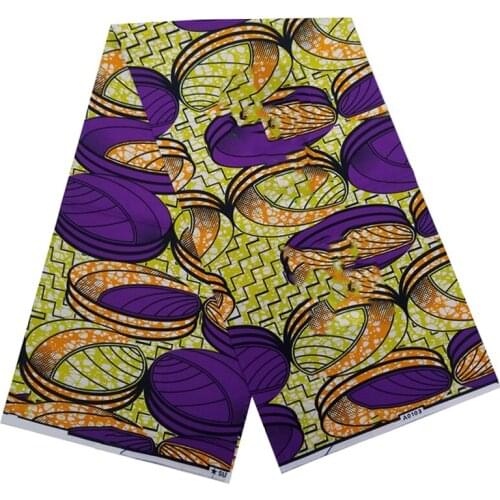 100%Original Ankara Fabric African Real Wax Print Cotton Fabrics Veritable Wax Prints Dress Material For Sewing By The Yards 120