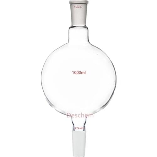 1000ml,24/40,Chromatography Reservoir Glass Flask,1 Litre,Lab Chemical Glassware