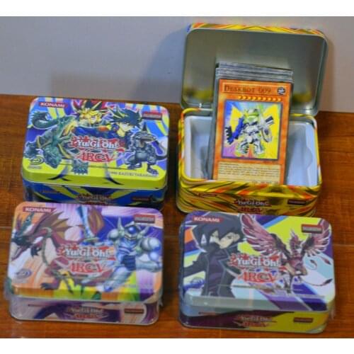 2 pcs/lot Yu-Gi-Oh Trading Card Classical Game Yugioh English Edition 41pcs Monster League ML Battle Deck iron box packing