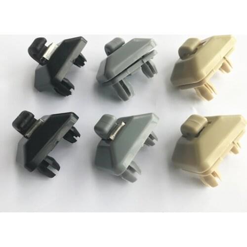 2pcs Interior Sun Visor Clip Holder Hook For Audi A1 A3 S3 A4 S4 A5 S5 Q3 Q5 TT