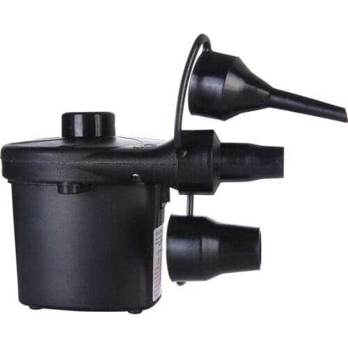 3 years warranty 100Sets Electric Air Pump12V Inflate Deflate Pumps Car Inflator Electropump with 3 Nozzles for outdoor travel