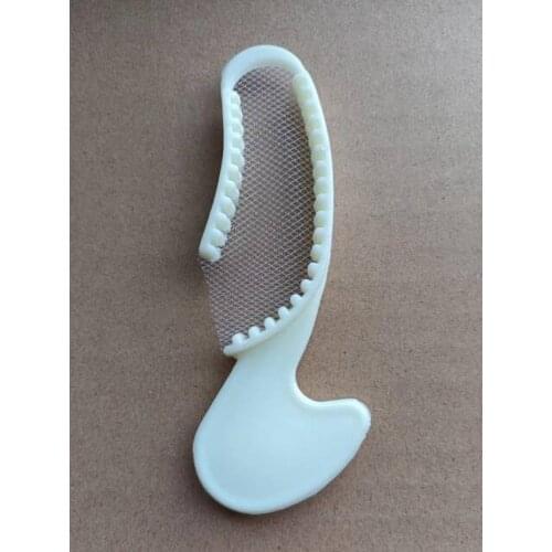50X Denture Tray Dental Disposable Impression Half Arch Trays Large Size Bite Registration Net Gauge White Net Yarn