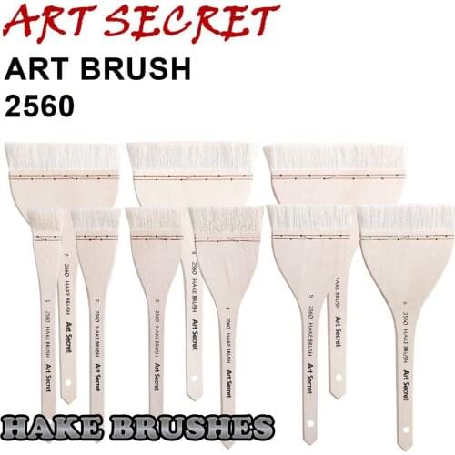 Good quality 2560 goat hair wooden handle copper wire twisted art paint student painter brush