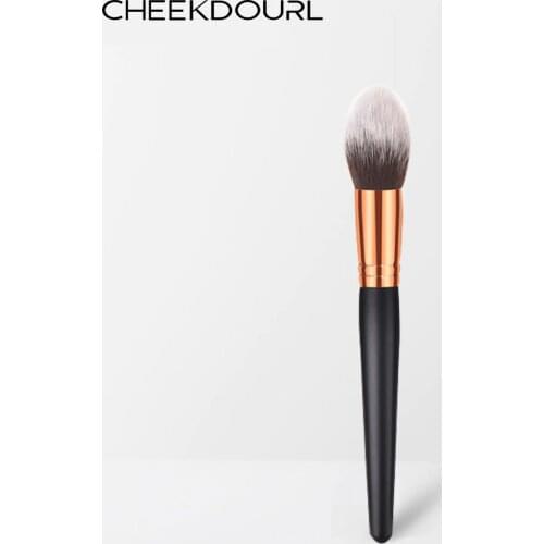 CHEEKDOURL Single Black Blush Brush Professional Cosmetic Brushes Set Face Contour Brush Eye Shadow Lip Brush Beauty Makeup Tool