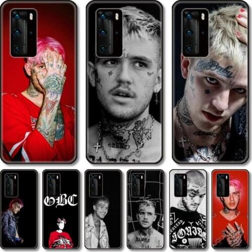 Lil peep music Phone Case For Huawei P 40 30 20 10 9 8 Lite E Pro Plus black cell shell