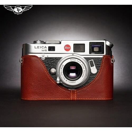 Genuine Leather Camera Case Handmade Half Body Bag Bottom Cover FOR Leica Leica M6 M4 M3 M2 M1 MDa Digital Camera box Cowhide