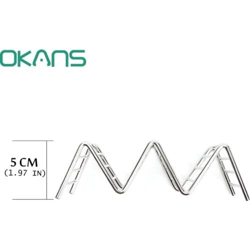 Stainless Steel Taco Holders Wave Shape Mexican Food Rack 3-4 Hard Shells Pancake Rack Stand Holds