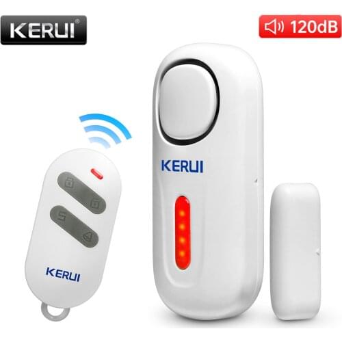 KERUI 120DB Security Wireless Door Window Entry Burglar Sensor Alarm PIR Magnetic Smart Home Garage System With Remote Control