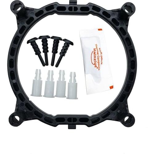 1366 2011 bracket 2in1 DesktopCPU Cooler Fan bracket heatsink Holder Base For LGA1366 2011 socket