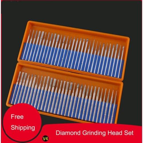 Diamond Grinding Head Set/Coated Carving Burrs Rotary Tool/ Grinding Rod Bit Grit Tools/Grinding Needle/Grinding Polishing Tools