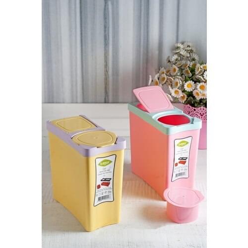 Nefnefhome _ Bager 2'li Calista Colorful Food Container 3 Lt