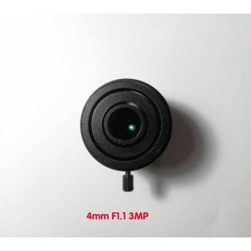 4mm 3MP big aperture F1.1 lens CS mount lens for IP camera AHD camera
