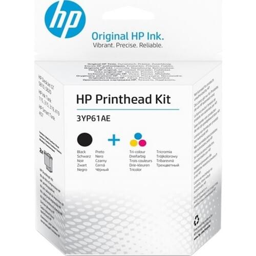 Original for HP 3YP61AE 4 Colour Black and Tri-Colour Printhead black / cyan / magenta / yellow