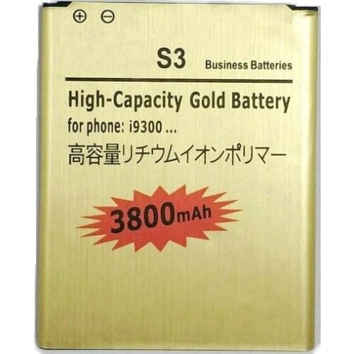 Original 3800mah Replacement Battery EB-L1G6LLU For Samsung I9300 GALAXY S3 I9308 L710 Genuine Phone Batteries