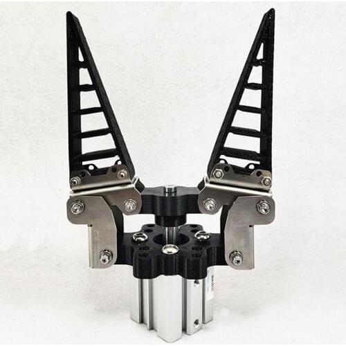 Pneumatic Mechanical Gripper Air-Powerd Bionic Flexible Claw Diy Robot Adaptive Fixture