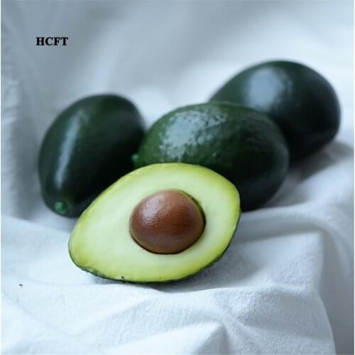 Festive props Home Kitchen hotel bar cafe restaurant Shop Store decoration Simulation avocado Artificial faux fruit Model