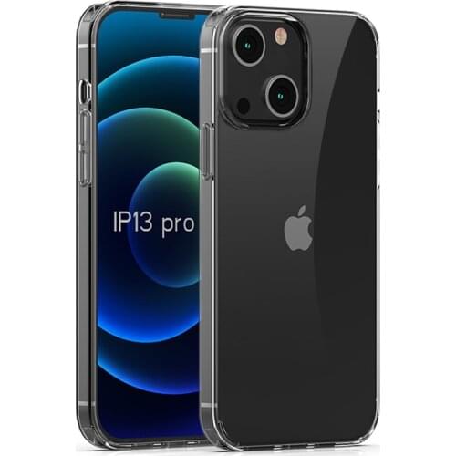 For iPhone 13 12 Mini 11 Pro Max SE Case TPU Fitted Transparent Thin Slim Soft Back Cover For iPhone 13 12 11 Pro Max Phone Case