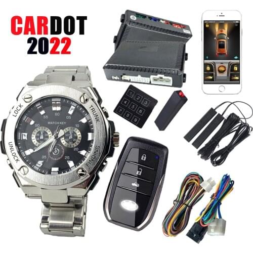 Cardot Smart Keyless Entry Pke Remote Starter engine Start Stop Car Alarm