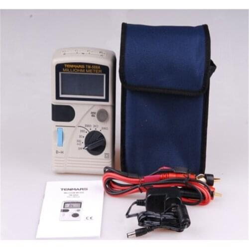 TM-508A Micro Resistance Meter Battery or ACDC Powered Mmilliohm Meter Original Authentic Goods