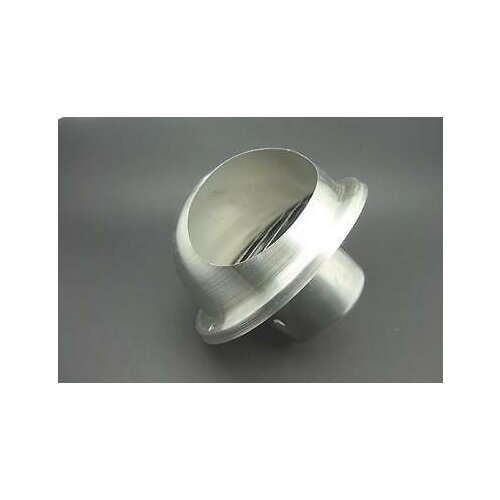 Ventilation Ducting Pipe Cool Air Vent Grille Louvred 304 Stainless Steel 60mm