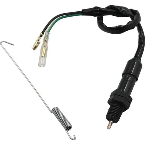Motorcycle Rear Brake Stop Light Switch + Spring Kit for Honda/Kawasaki/Suzuki/Yamaha