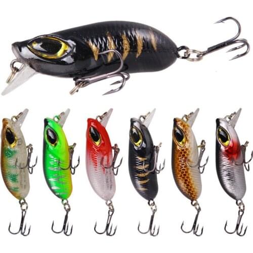 1pcs Whopper Plopper 7.5g 6cm Top Water Popper Fishing Lure Hard Bait Wobblers Rotating Fishing Tackle Pesca Fishing Accessories