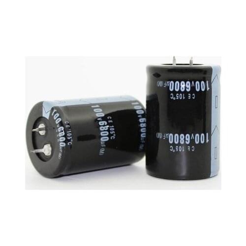 100v 6800uf Electrolytic Capacitor Radial 6800UF 100V 35x50mm (2pcs)